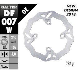 GALFER tarcza hamulcowa tył honda xl 600/650/700V transalp '91-'07; cb 500 '97-'05; CB750 '92-'02; cb 900 hornet '02-'07; buell…