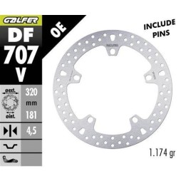 GALFER tarcza hamulcowa przód bmw f 800R/S/ST/GT '09-; f 900XR '20-; r 850R/RT '04; r 1100S '01-; r 1100/1500/1200/1250S/R/RT/S…