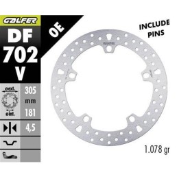 GALFER tarcza hamulcowa przód bmw r 850/1100/1150/1200 (305X181X4,8) (NG1044)