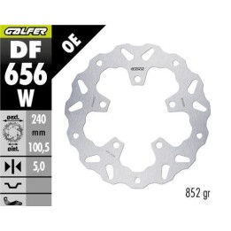 GALFER tarcza hamulcowa tył cf moto 450MT '24- (wave fixed) (240X100,5X5MM)