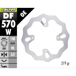 GALFER tarcza hamulcowa przód ktm SX 65 '25-; husqvarna tc 65 '25-; gas gas mc 65 '25- (198X90X3MM) wave