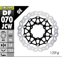GALFER tarcza hamulcowa przód honda cbr 600 rr '03-'17; cbr 1000 rr '04-'05; cb 1000 r '08-'17; cb 1300 f/s '05-; ctx 1300 c '1…