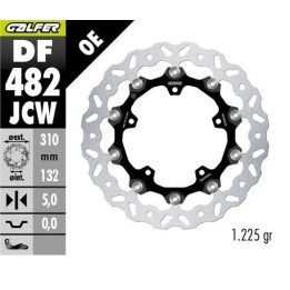 GALFER tarcza hamulcowa przód yamaha fazer 8 '10-; fz 8 '10- YZF-R6 '05-'16 (floatech) (310X132X5MM)
