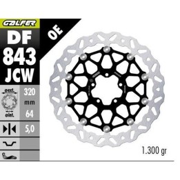 GALFER tarcza hamulcowa przód cf moto mt 800 '21-'24; nk 800 '23-'24; ktm 990R duke '26-; 1290 super duke '21-'23; 1390 super d…