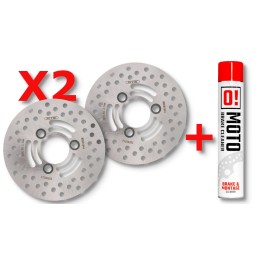 MTX parts zestaw 2 x tarcza hamulcowa przód suzuki lt-z 400 '03-'19, lt-z 250 '04-'12, kawasaki ksf 400 '03-'05, arctic cat dvx…