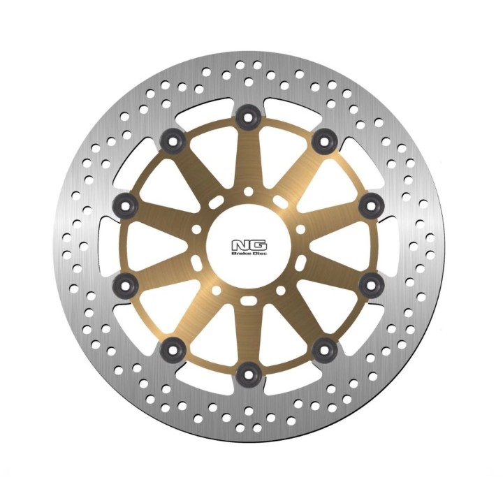 NG tarcza hamulcowa przód ducati 749/848/999/1000/1100 '02-17 (320X72X4,5MM) (5X8,25MM) pływająca złoty środek