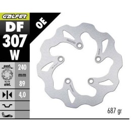 GALFER tarcza hamulcowa tył suzuki gsf/gsr/sv/rf (240X89X5)
