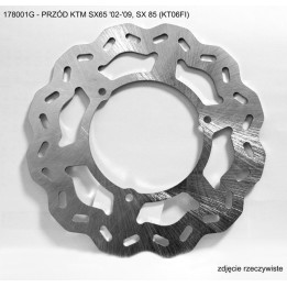 GROSSKOPF tarcza hamulcowa przód ktm SX65 '02-'09, SX 85 (KT06FI)