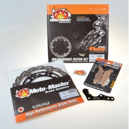 MOTO-MASTER zestaw hamulcowy do ktm `08-'24, husqvarna '14-'24 (zacisk brembo) zawiera :tarcza pływająca 270MM (112083), adapte…