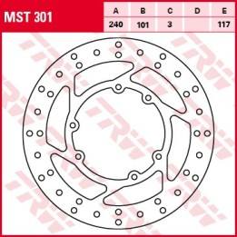 TRW zf tarcza hamulcowa przód honda cr 125 / 250 95-07, crf 250 / 450 r / x 04-17
