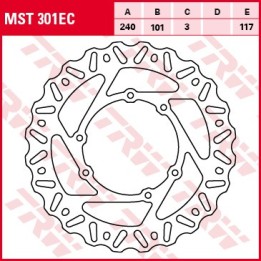 TRW zf tarcza hamulcowa przód honda cr 125 / 250 95-07, crf 250 / 450 r / x 04-14