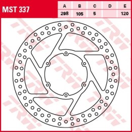 TRW zf tarcza hamulcowa przód aprilia pegaso 600 / 650 88-10, bmw f 650 / gs / dakar / cs / st 94-08, g 650 gs / xcountry / xch…