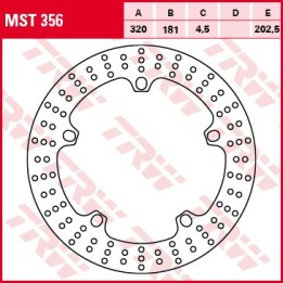TRW zf tarcza hamulcowa przód bmw f 800 / r / s / st 08-17, s 1000 rr 19-, r 1200 s / rt / st / rs / r 05-16, r 1200 r-nine t /…