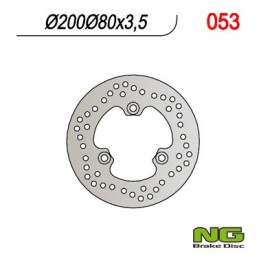 NG tarcza hamulcowa przód kawasaki quad klf 220/300/400, kvf 300/400 (200X80X3,5)