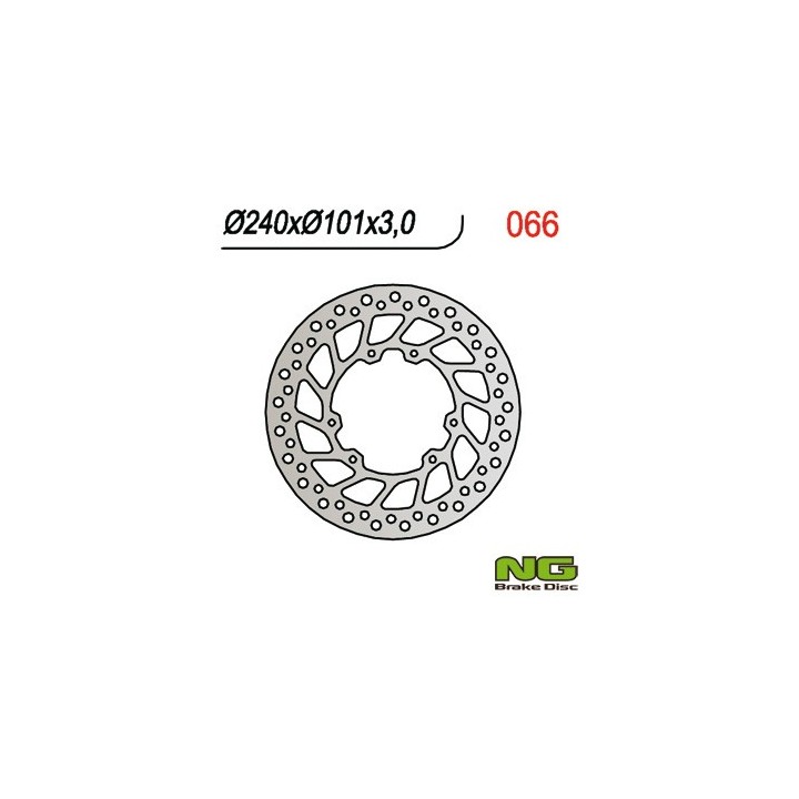 NG tarcza hamulcowa przód honda cr 125/250, crf 250/450 '02-'14 (240X101X3)