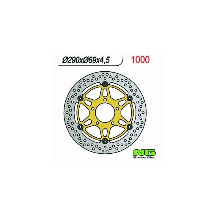 NG tarcza hamulcowa przód suzuki gsf 650 bandit / gsx 750F '04-'06, sv 650 '03-'15, vl 1500 intruder m '08-'10, vlr 1800 intrud…