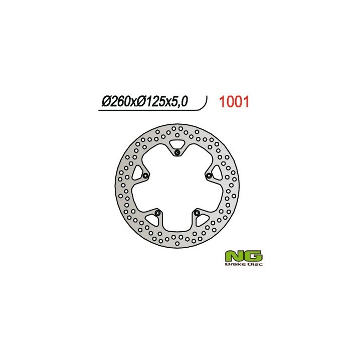 NG tarcza hamulcowa przód / tył aprilia sr max 125/300 '10-'17, gilera nexus 125 '07-'15/ 500 '04-'15, piaggio 125/250/400/500…