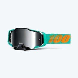 100 PROCENT GOGLE ARMEGA CLARK - MIRROR SILVER LENS