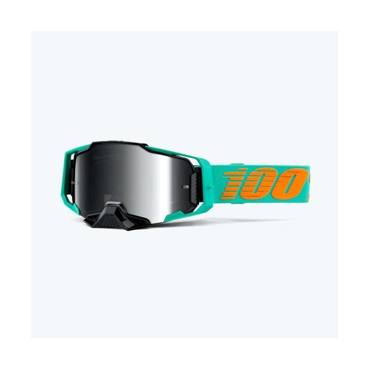 100 PROCENT GOGLE ARMEGA CLARK - MIRROR SILVER LENS