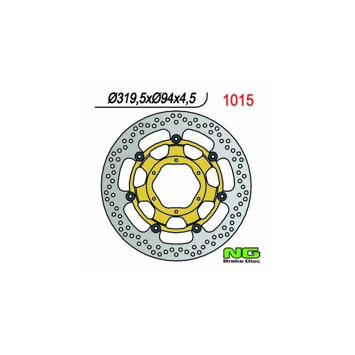 NG tarcza hamulcowa przód honda cbr 1000 rr '06-'07, vtr 1000 SP1/SP2 '00-'04 (320X94X4,5MM) (6X6,5MM) pływająca