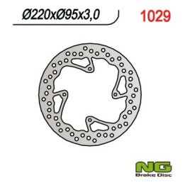 NG tarcza hamulcowa przód ktm 85 SX '03-'15 (220X95X3) (4X6,5MM)