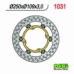 NG tarcza hamulcowa przód kawasaki kxf 250/450 '03-'14 (250X109X3) (4X9,5MM) pływająca
