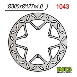 NG tarcza hamulcowa przód ktm 950/990 adventure '02-'11, LC4 620/640/660/690 (300x127x4 / 5)