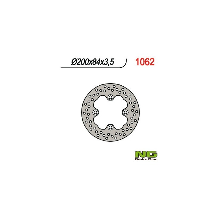 NG tarcza hamulcowa przód kawasaki kvf 650/700/750 (200x84x3,5)(4X10,5MM)