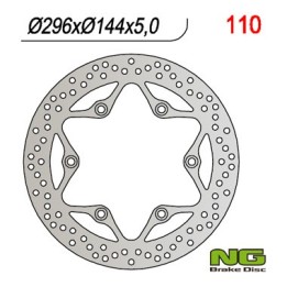 NG tarcza hamulcowa przód honda cb 500, cbf 500/600, vfr 750, vt 750 c, cbr 1000 (296x144x5)