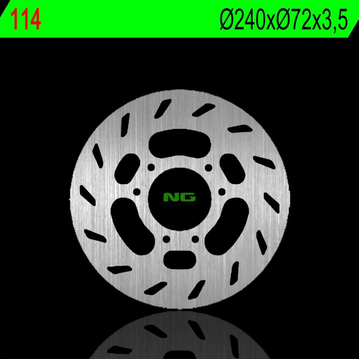 NG tarcza hamulcowa przód beta 50 enduro rr 98-05, ktm EXC 50 99-00 (240X72X3,5MM) (6X6,5MM)