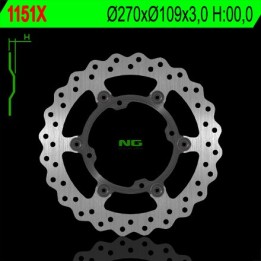 NG tarcza hamulcowa przód kawasaki kxf 250/450, pływająca 270MM (270X109X3,0) 4 otwory o śr. 9,5MM wave