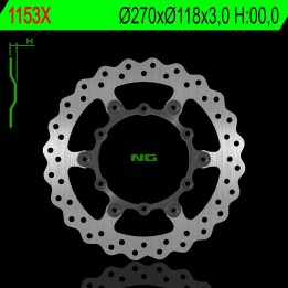 NG tarcza hamulcowa przód yamaha yzf 250/400/426/450 '98-'24, yz 125/250 (2T), wr 250/400/426/450F (270X118X3MM) pływająca (6X6…