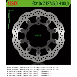 NG tarcza hamulcowa przód husaberg fs 570 '10-'11, fs 450 '05-'08, ktm smr 450 '04-'14, smr 525 / 560 '05-'08 (310X127X5MM) (6X…