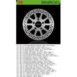 NG tarcza hamulcowa tył harley davidson 883/1200 (260X56,3X6) (5X10,5MM)