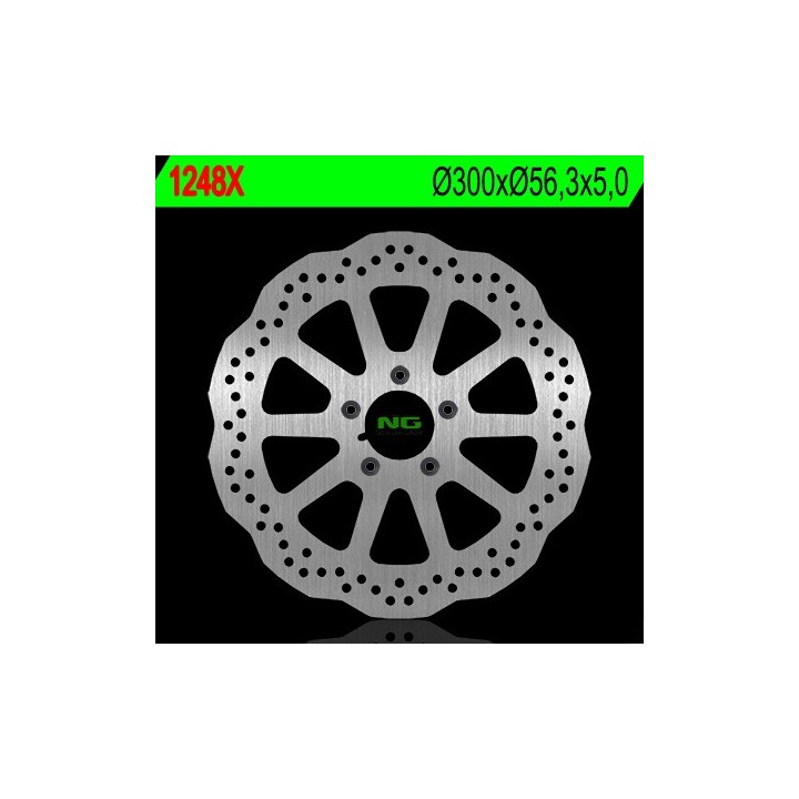 NG tarcza hamulcowa przód harley davidson 883/1200/1450/1584/1690/1800 (300X56,3X5) (5X8,5MM) wave