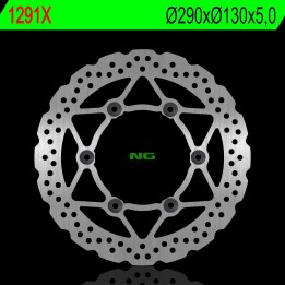 NG tarcza hamulcowa przód kawasaki ex 250R ninja 07-14 (290X130X5) (6X10,5MM) wave