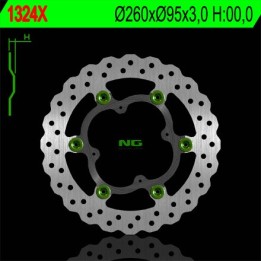 NG tarcza hamulcowa przód ktm 250/350 freeride '12-'15 (pływająca) (260X95X3) (4X6,5MM) (bez otworu na czujnik prędkości) wave