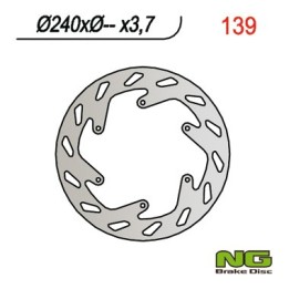 NG tarcza hamulcowa przód ktm GS/EGS/LC4 (240x-x3,7)