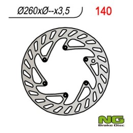 NG tarcza hamulcowa przód ktm / husqvarna / husaberg/ gas gas (260x-x3,5 / 3 / 3)