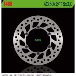 NG tarcza hamulcowa przód suzuki drz 400 e/s '00-'09 (250X118X3) (6X6,5MM)