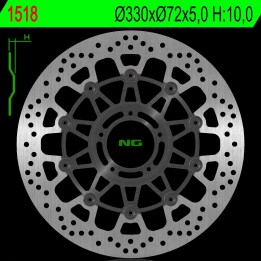 NG tarcza hamulcowa przód ducati multistrada 1200 15-18 (330X72X5,0MM) (5X8,5MM)