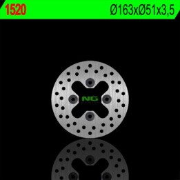 NG tarcza hamulcowa przód kawasaki kfx 450R '08-'14, ksv 700 (163X51X3,5) (4X10,5MM)