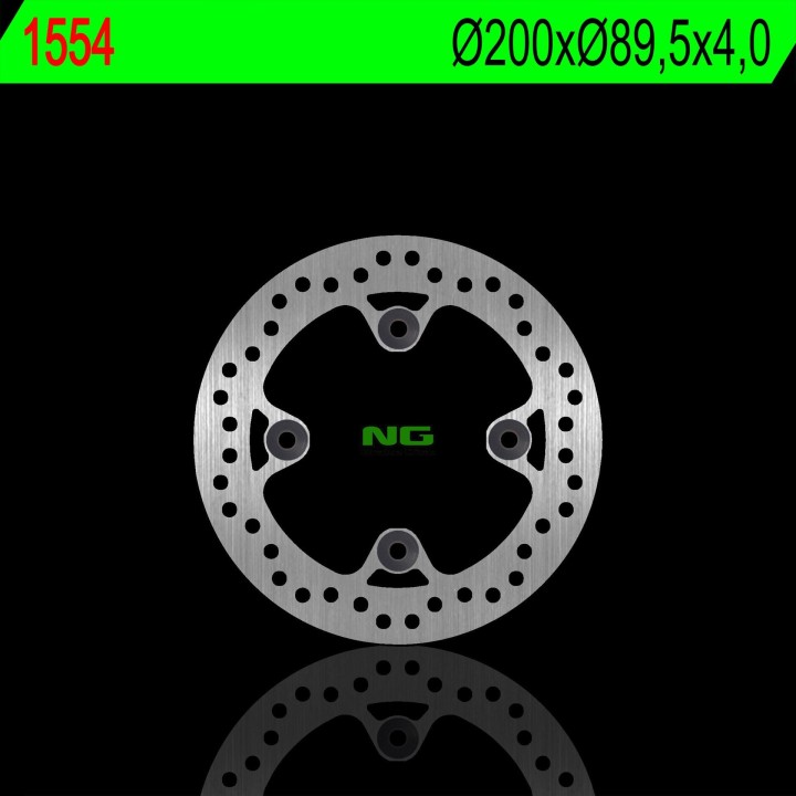 NG tarcza hamulcowa przód suzuki lt-a 700/750 king quad 05-08 (200X89,5X4,0MM) (4X10,5MM)