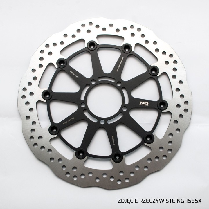 NG tarcza hamulcowa przód ktm super duke 1290 r ABS '14-'22, gt ABS '16 (320X64X5) (5X8,5MM) wave pływająca