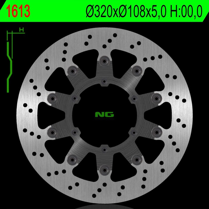 NG tarcza hamulcowa przód gas gas 125/250/400/515 SM ccm 230/450/600/644/710 (pływająca)