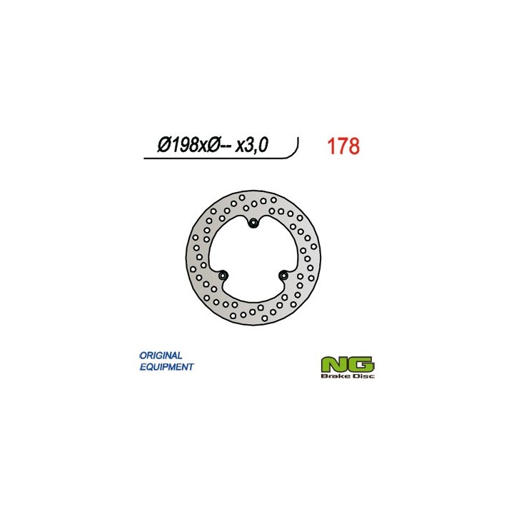 NG tarcza hamulcowa przód ktm 60/65/85 SX (198x-x3)