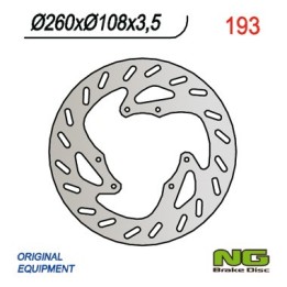 NG tarcza hamulcowa przód derbi 50/125, gas gas 125-450 (260x108x3,5)