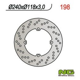 NG tarcza hamulcowa przód honda cr 125/250 (89) (240x118x3)