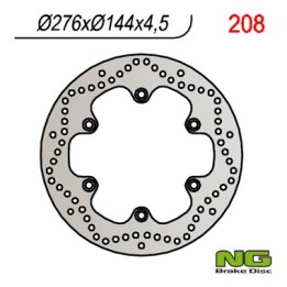 NG tarcza hamulcowa przód honda xl 600V (87-95) transalp, daelim vl 125 daystar '00-'12 (276x144x4,5) (6x10,5mm)