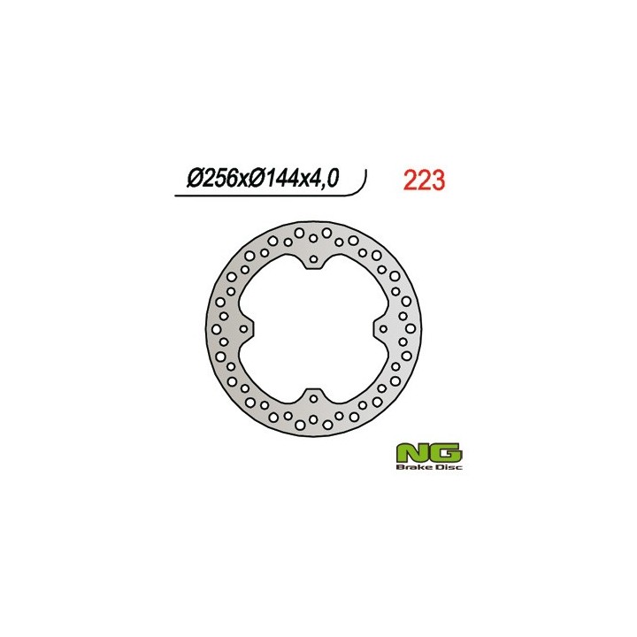 NG tarcza hamulcowa przód honda XR 650L (93-99) (256x144x4)